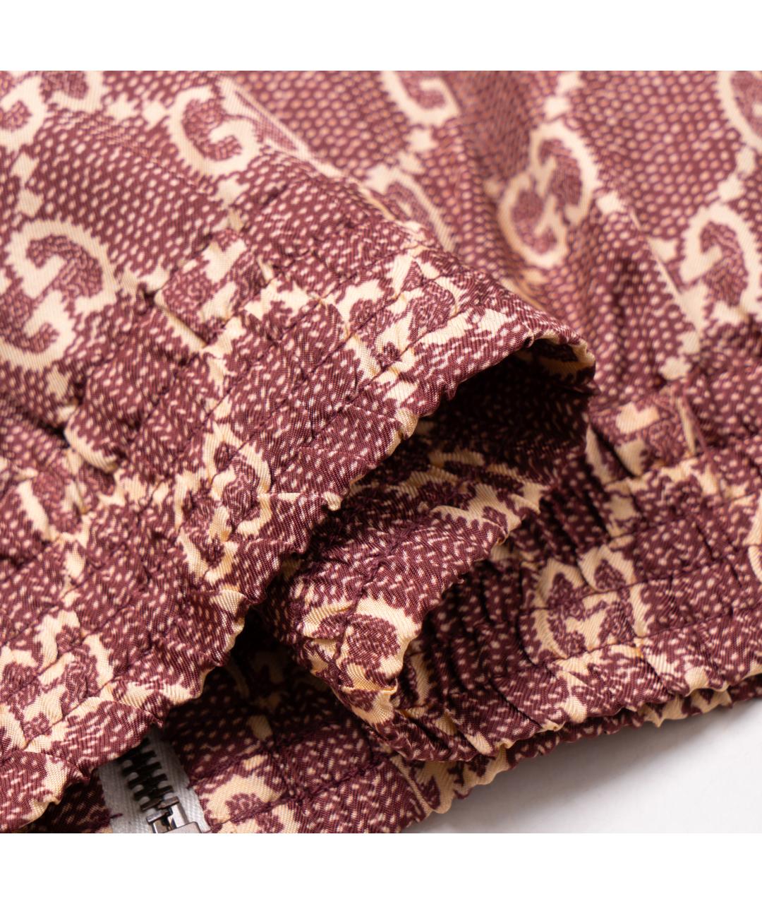 GUCCI Красная шелковая куртка, фото 4