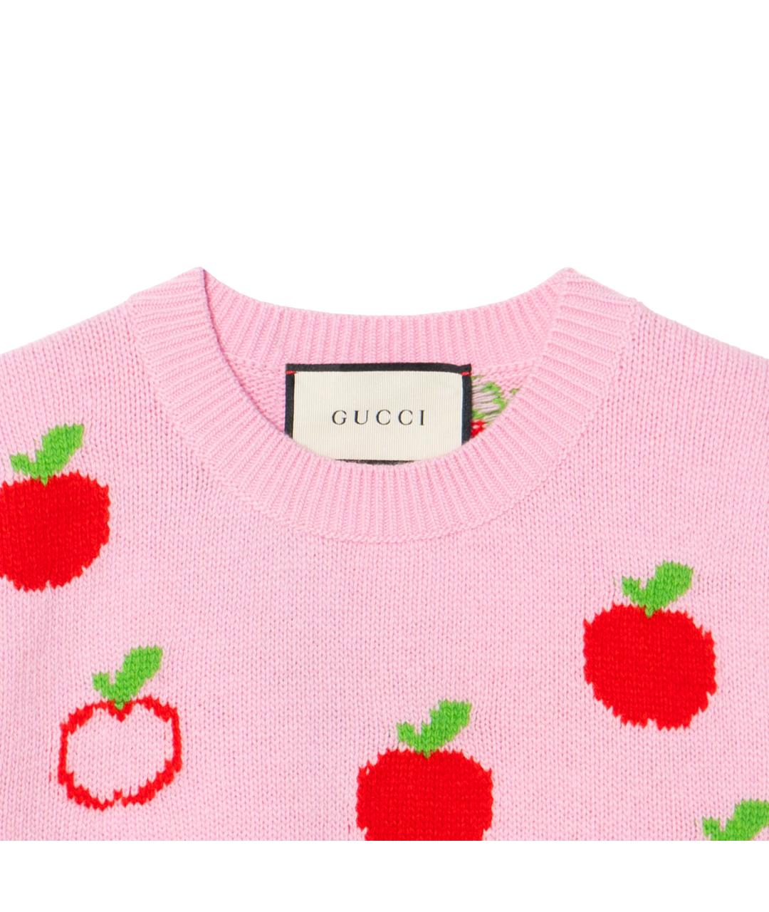 GUCCI Розовый джемпер / свитер, фото 5