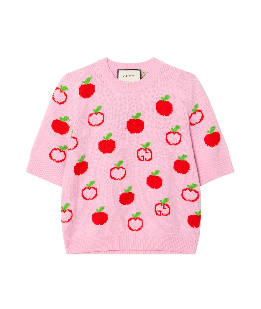 GUCCI Розовый джемпер / свитер, фото 6