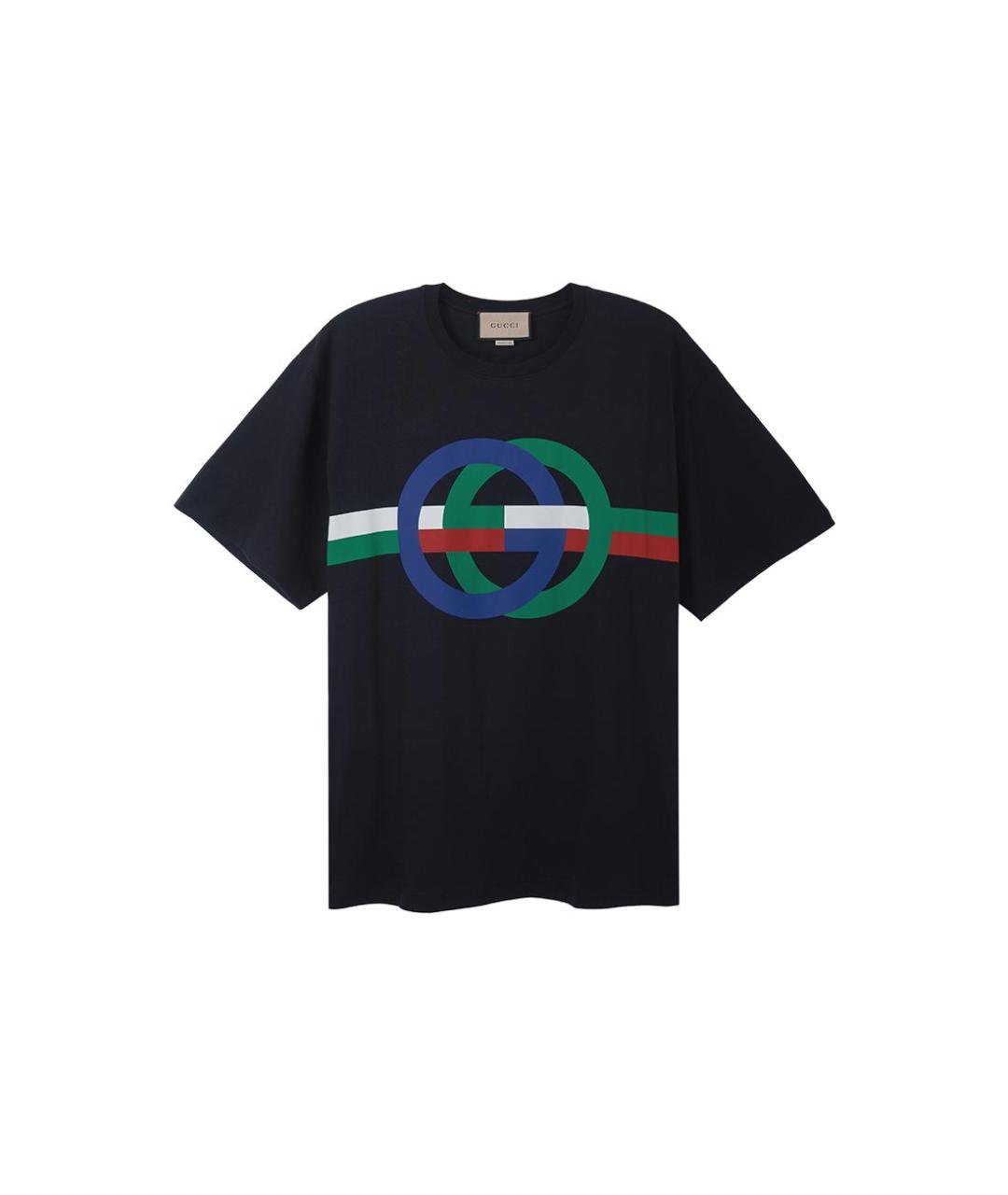 GUCCI Черная футболка, фото 5