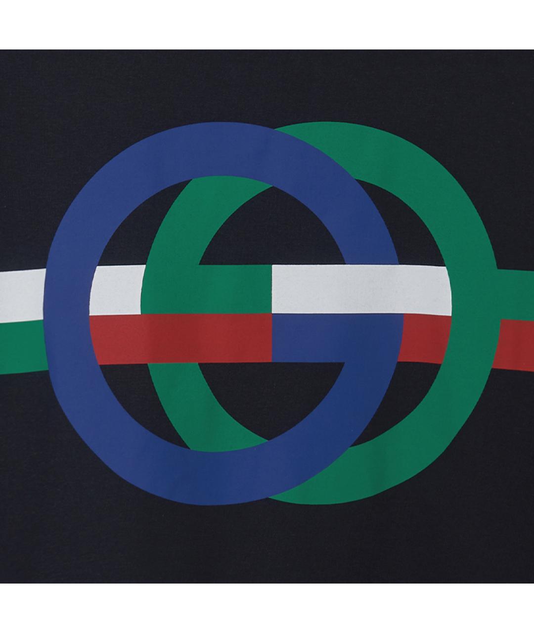 GUCCI Черная футболка, фото 4