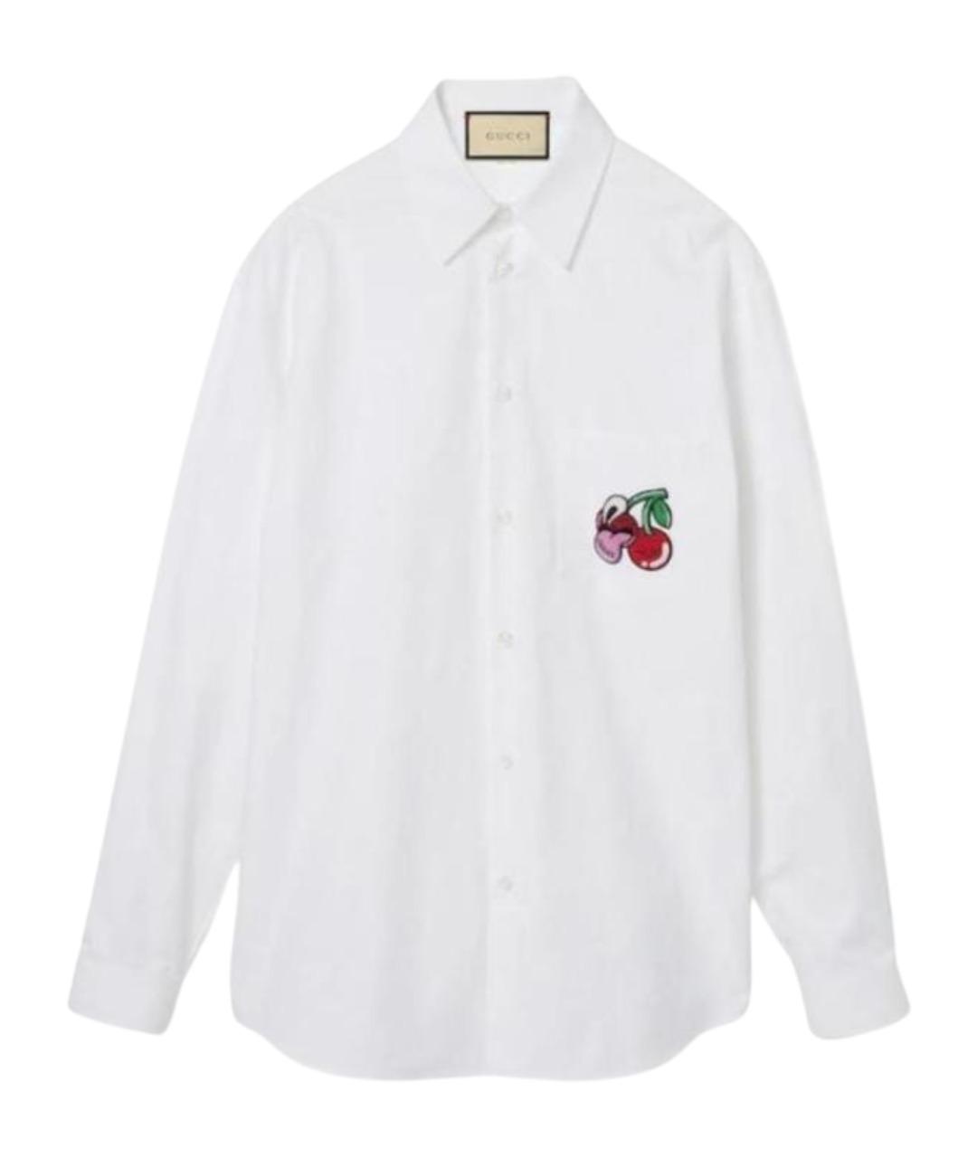 GUCCI Белая классическая рубашка, фото 1