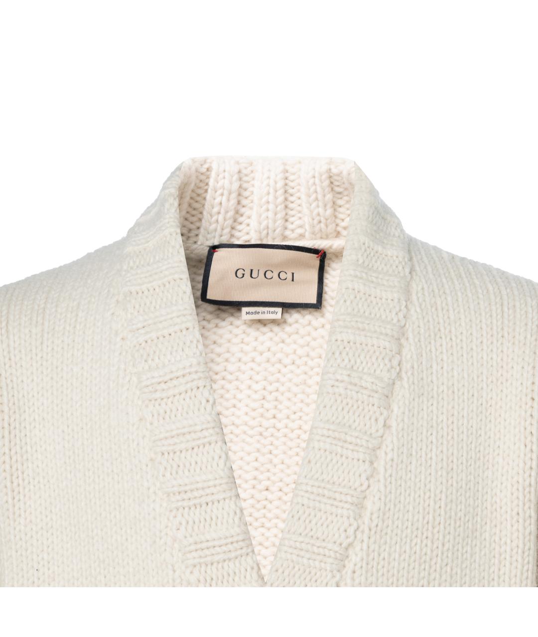 GUCCI Бежевый кардиган, фото 5