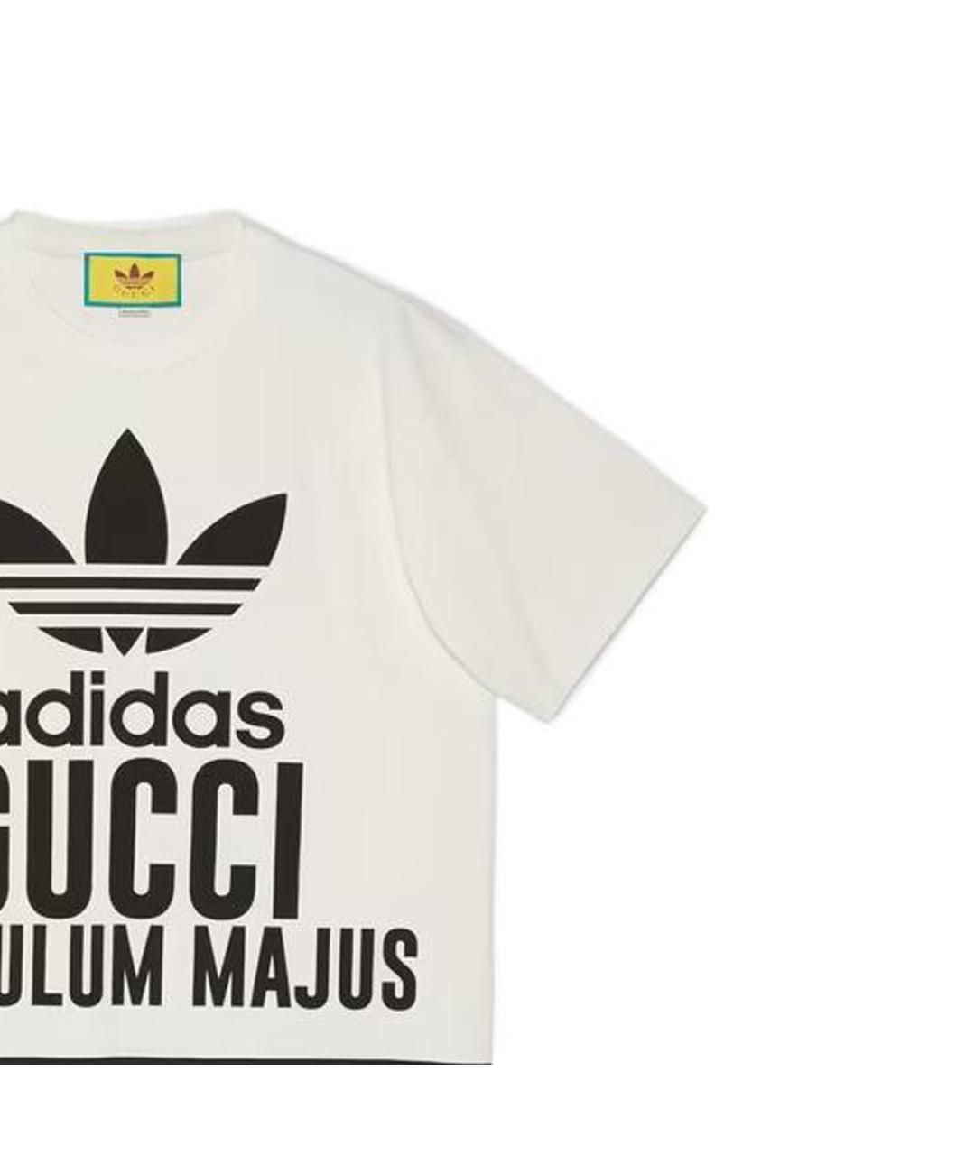 GUCCI Белая хлопковая футболка, фото 3