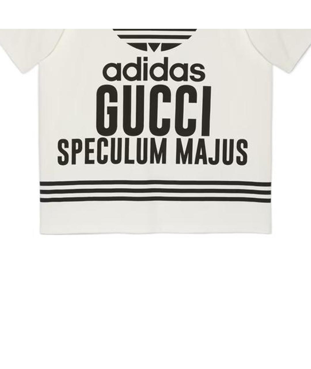 GUCCI Белая хлопковая футболка, фото 4