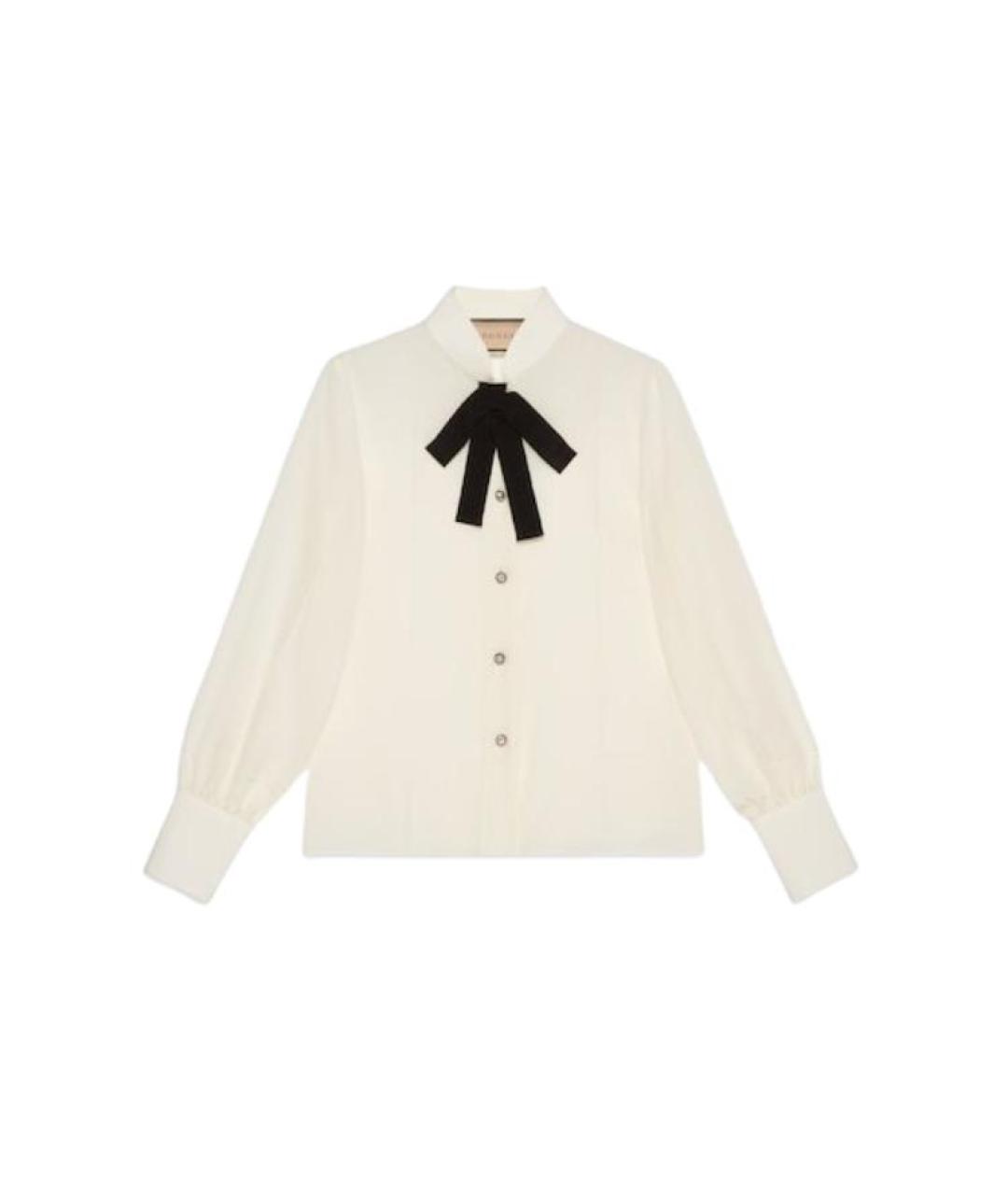 GUCCI Бежевая блузы, фото 6
