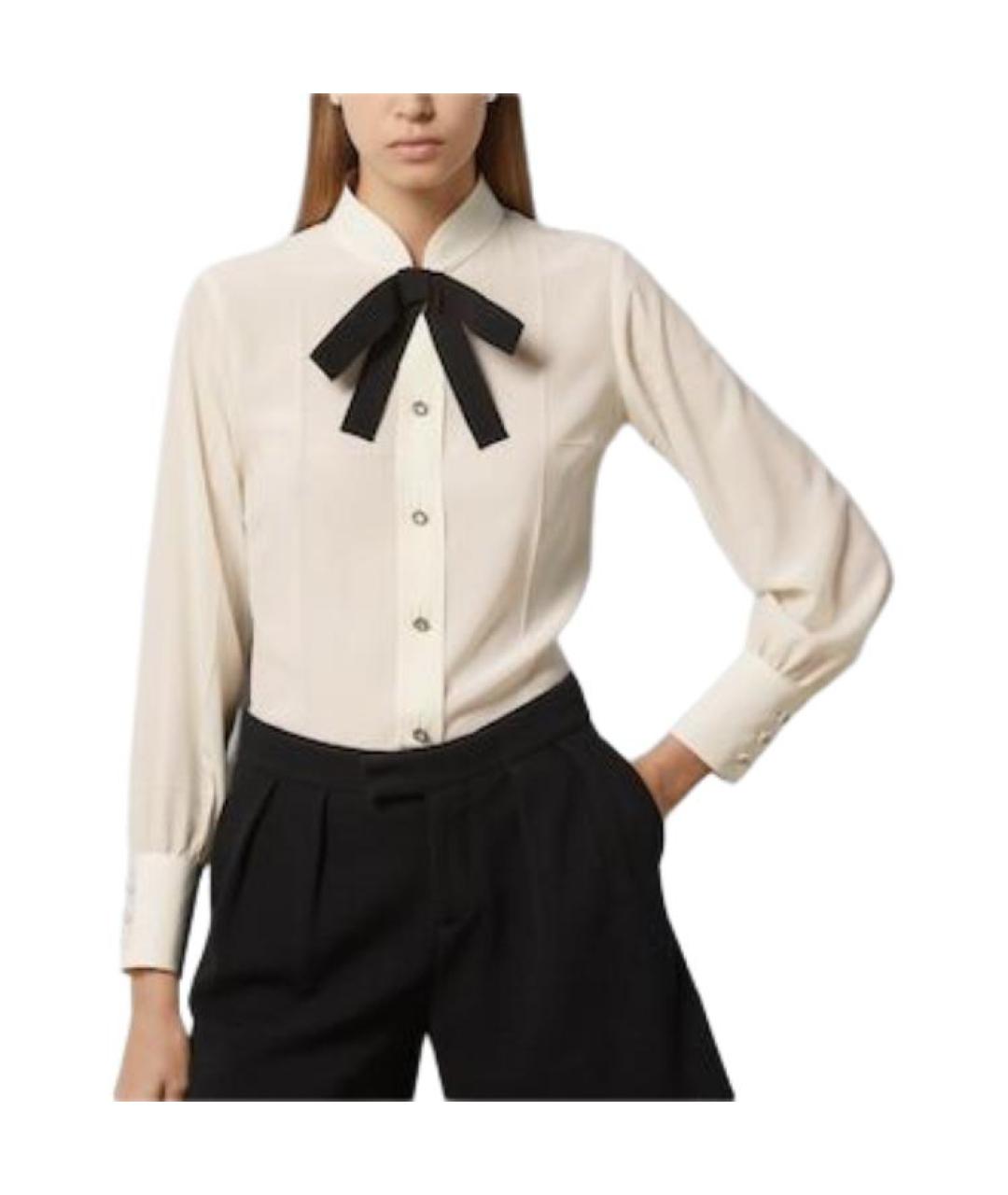 GUCCI Бежевая блузы, фото 4