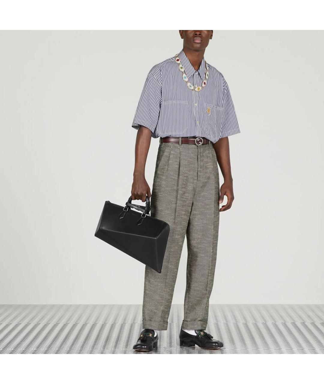 GUCCI Синяя классическая рубашка, фото 2