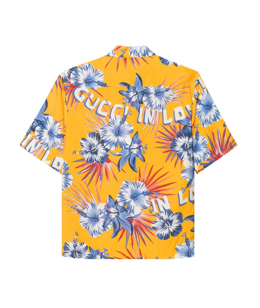 GUCCI Желтая рубашка, фото 2