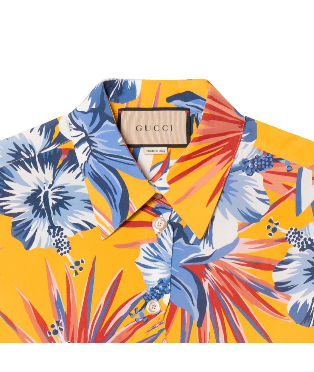 GUCCI Желтая рубашка, фото 3