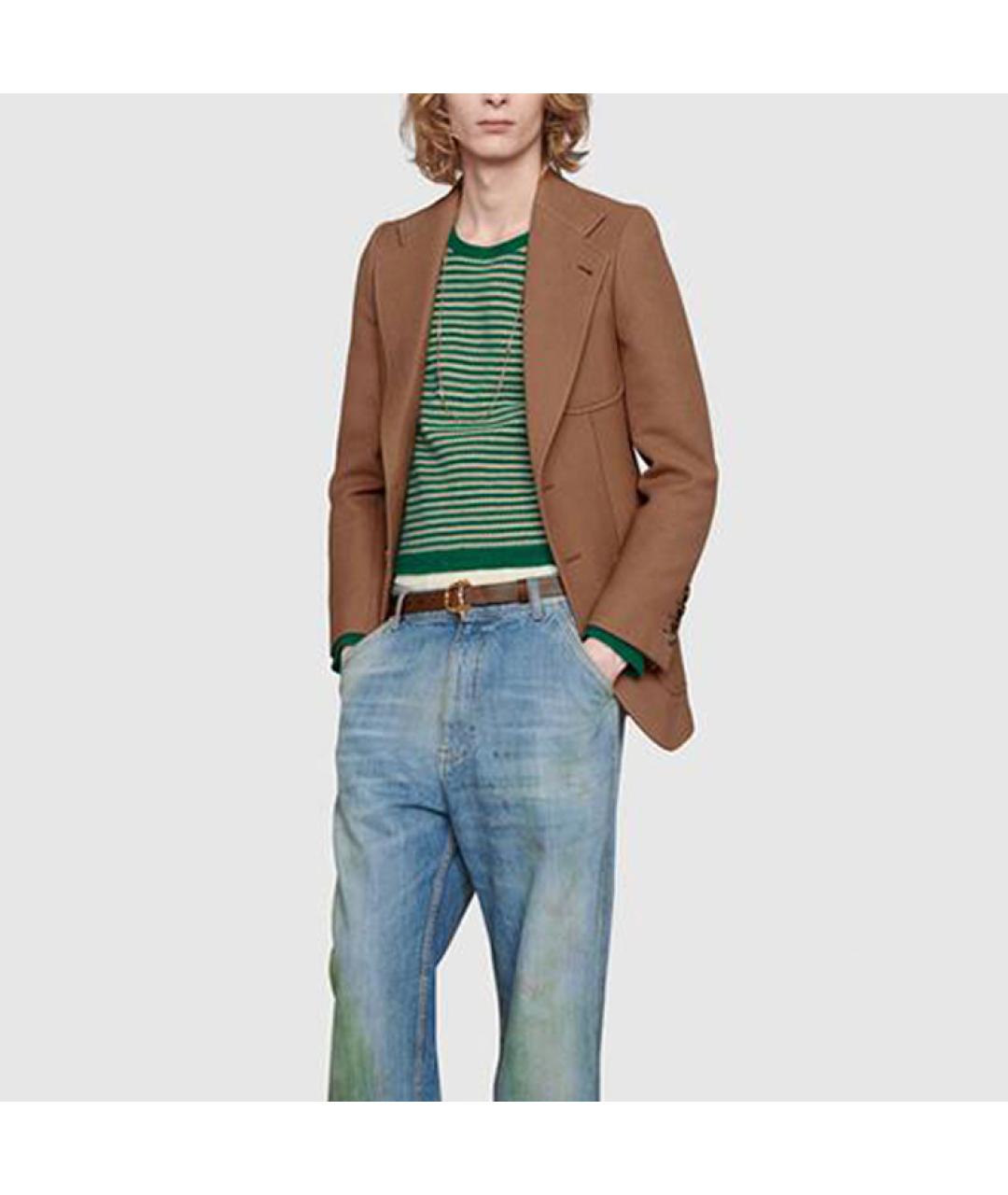 GUCCI Коричневый пиджак, фото 5