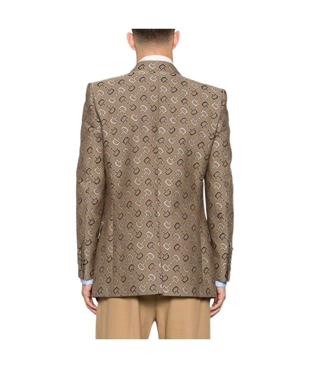 GUCCI Коричневый пиджак, фото 4