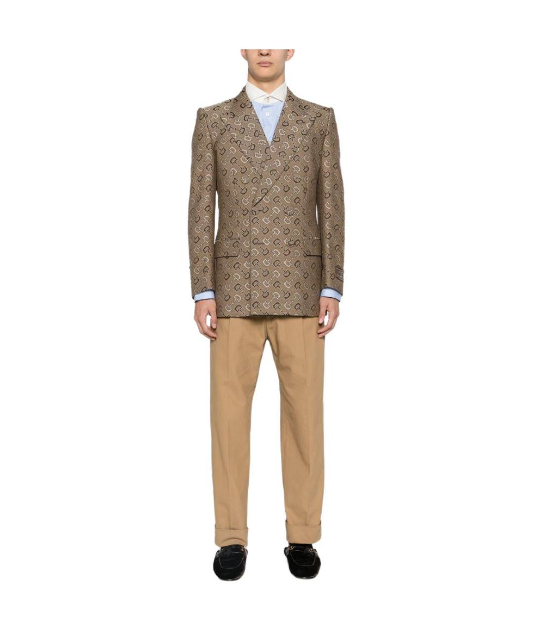 GUCCI Коричневый пиджак, фото 3