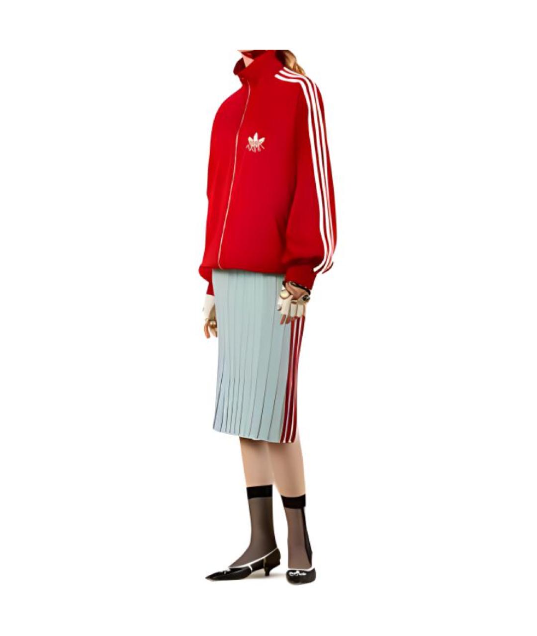 GUCCI Красная хлопковая куртка, фото 2
