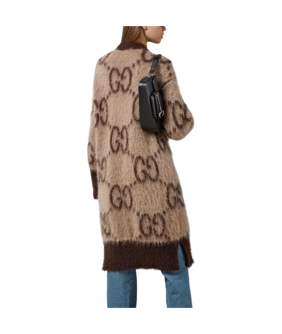 GUCCI Коричневый кардиган, фото 5