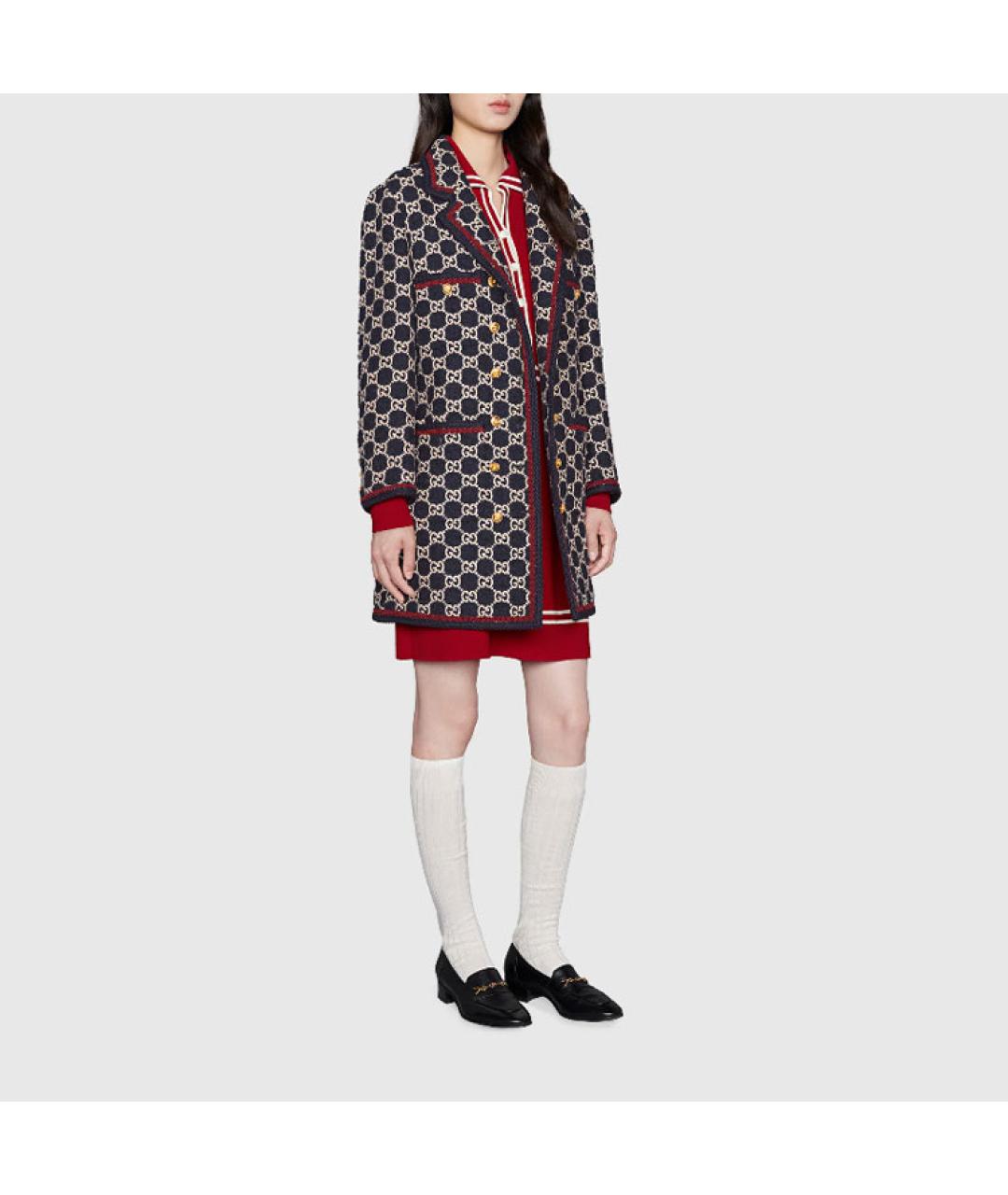 GUCCI Черное пальто, фото 4