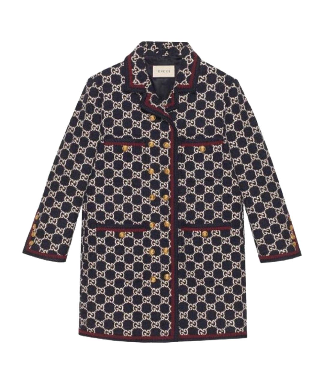 GUCCI Черное пальто, фото 1