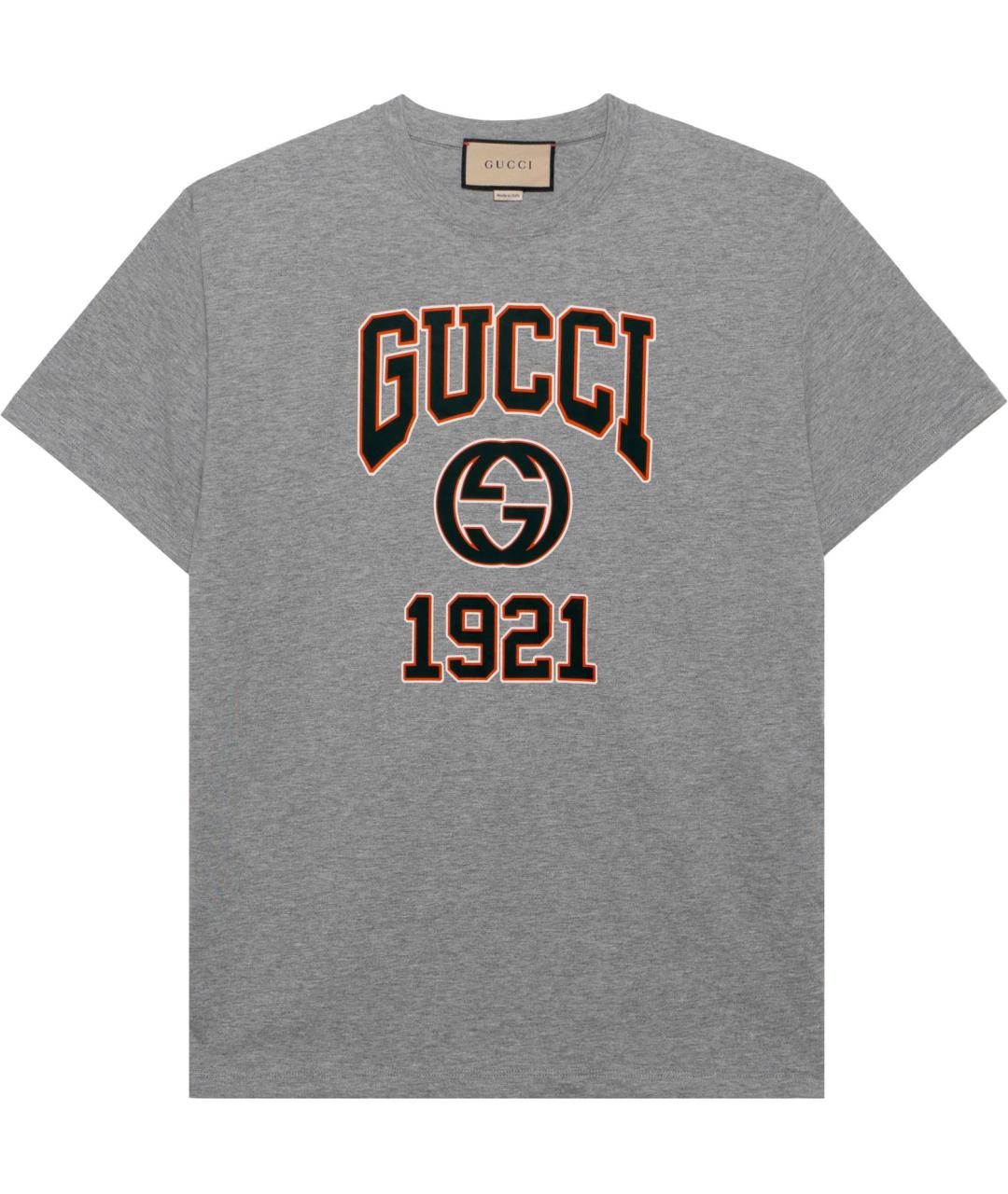 GUCCI Серая футболка, фото 1