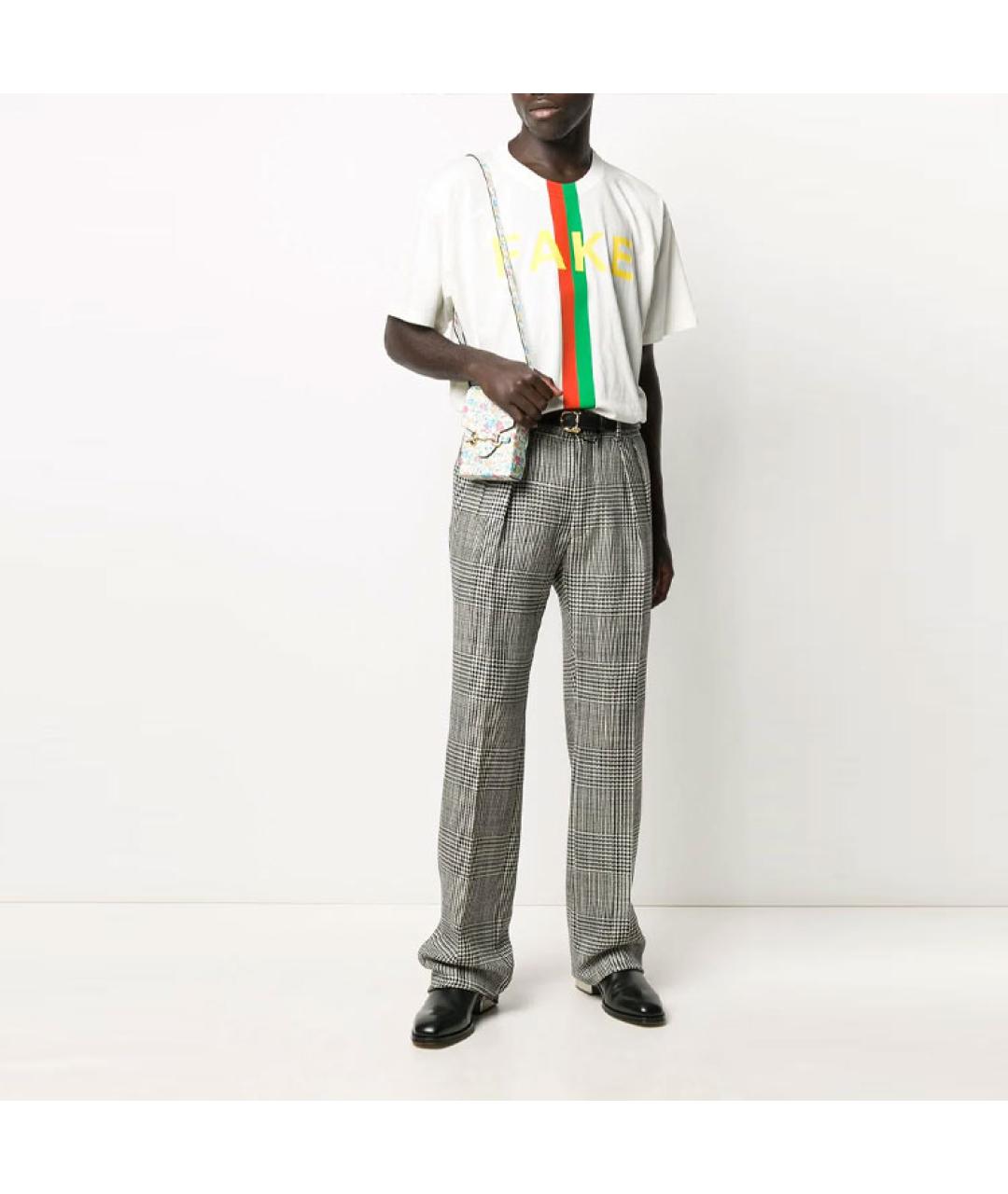 GUCCI Белая футболка, фото 4
