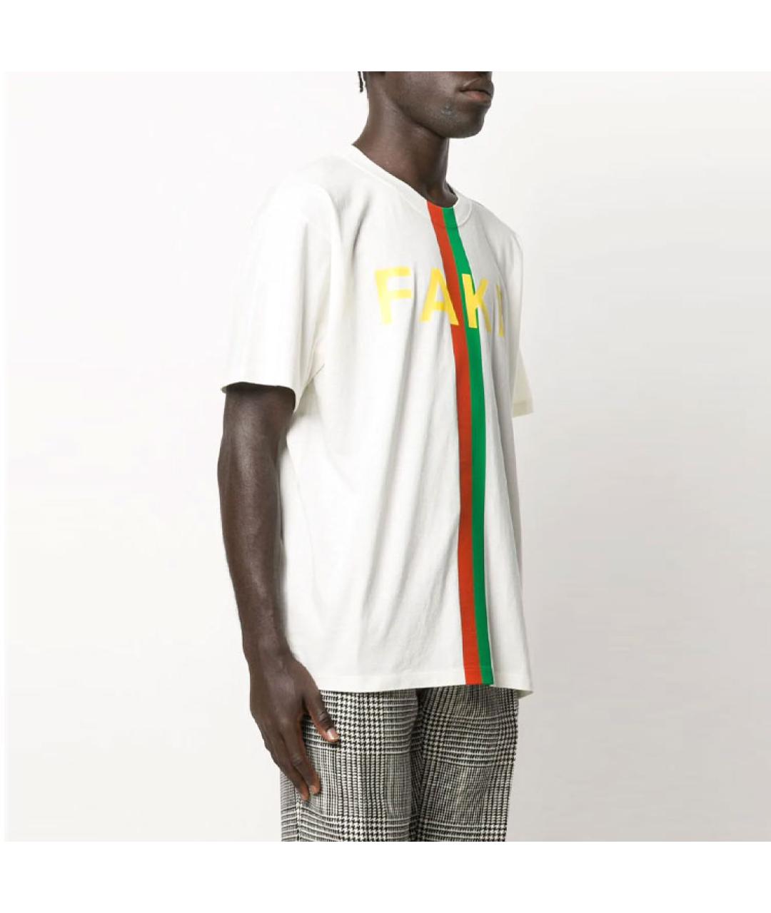 GUCCI Белая футболка, фото 5
