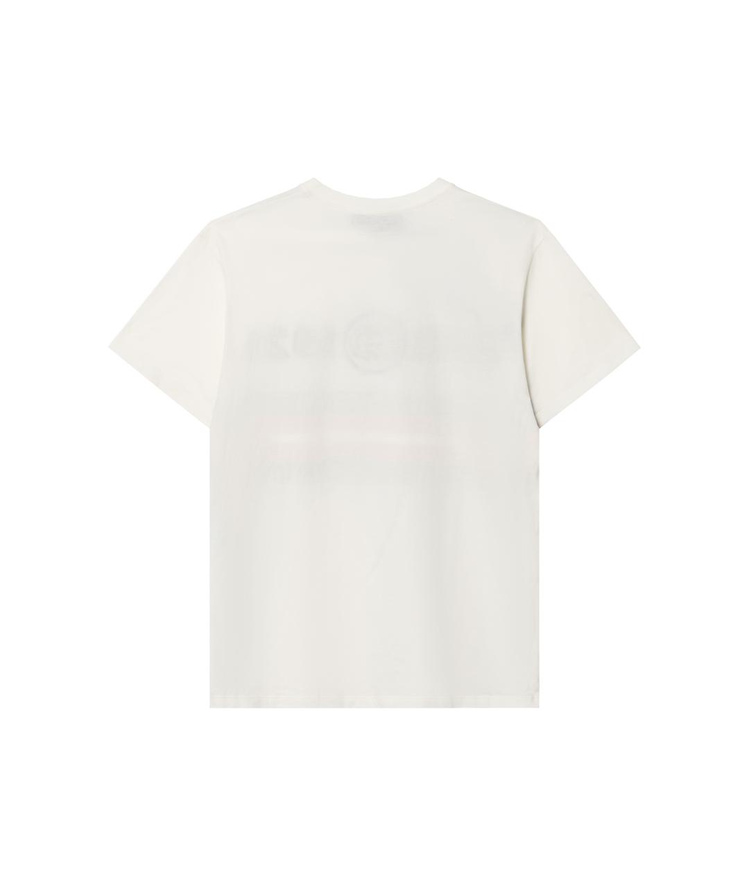GUCCI Белая хлопковая футболка, фото 2