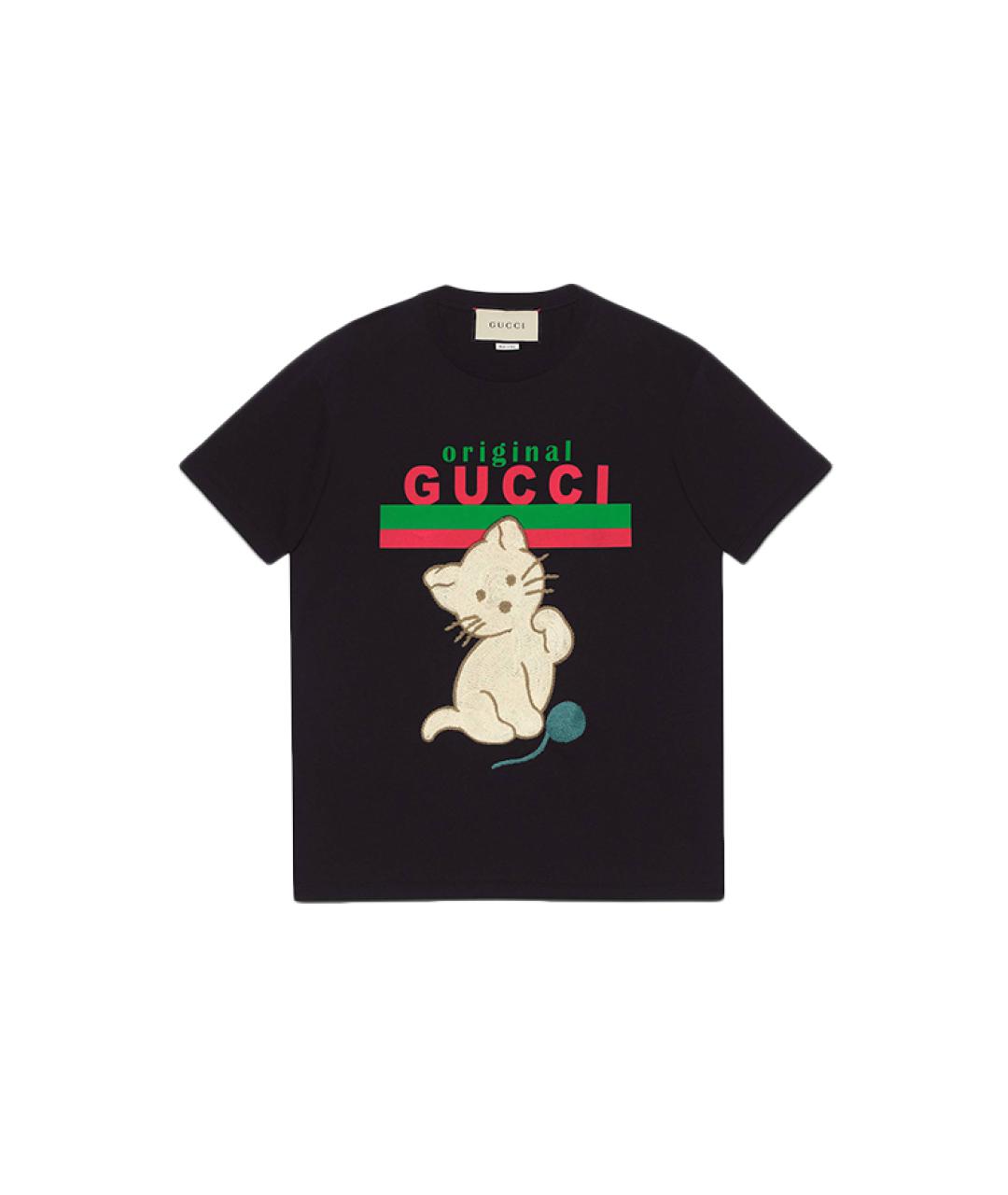 GUCCI Черная футболка, фото 6