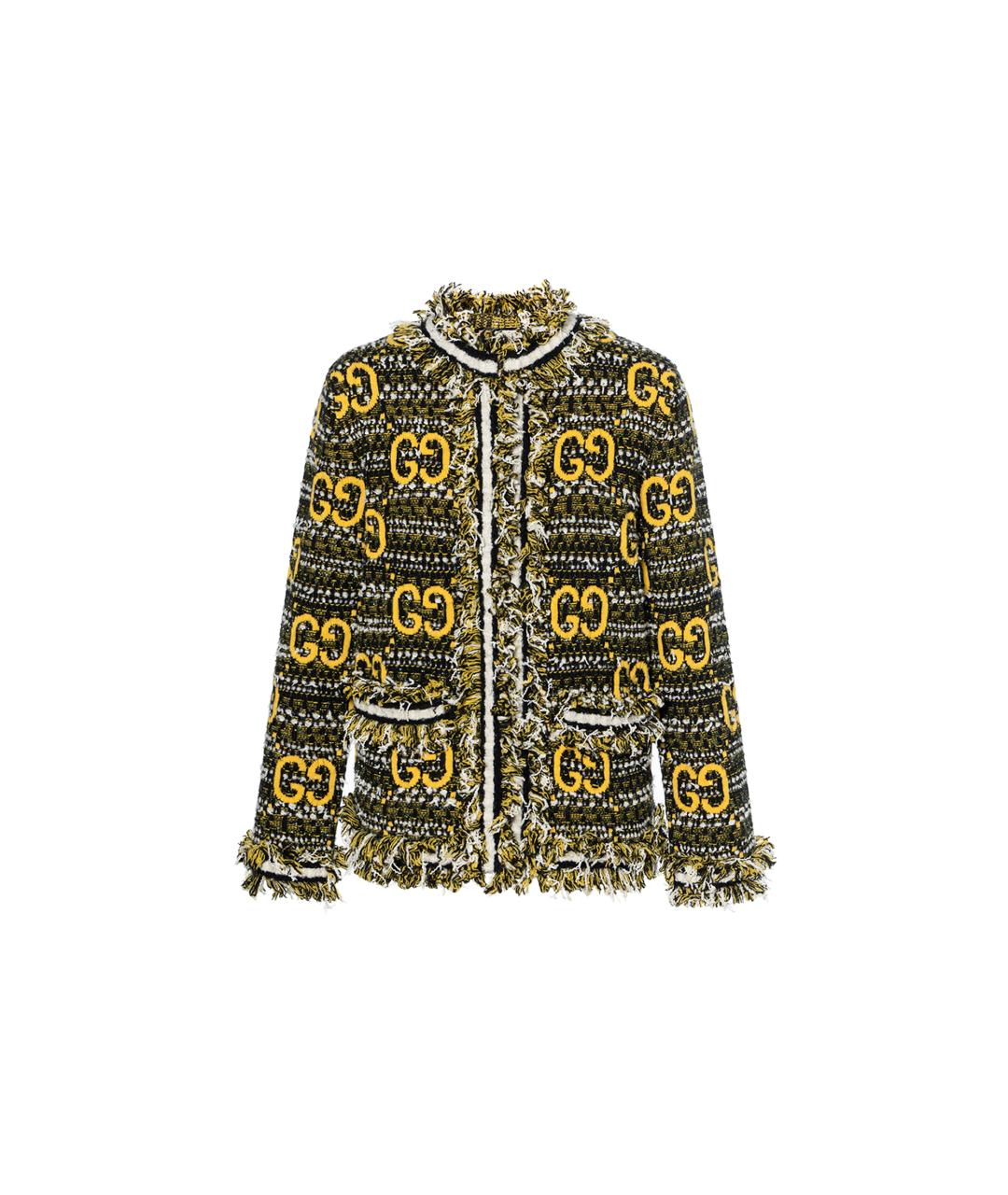 GUCCI Желтый кардиган, фото 6