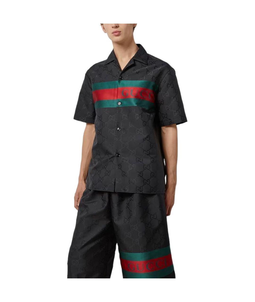 GUCCI Черная кэжуал рубашка, фото 2