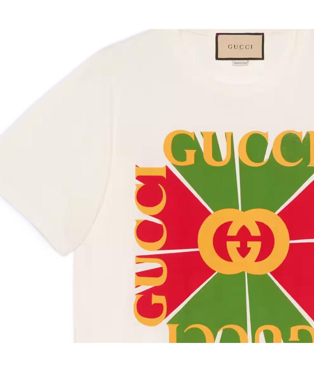 GUCCI Бежевая футболка, фото 3