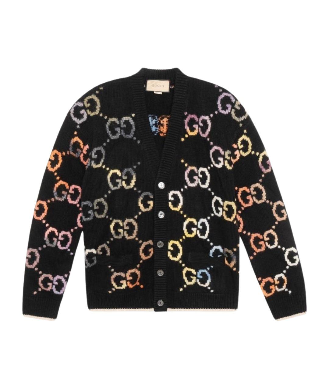 GUCCI Черный кардиган, фото 1