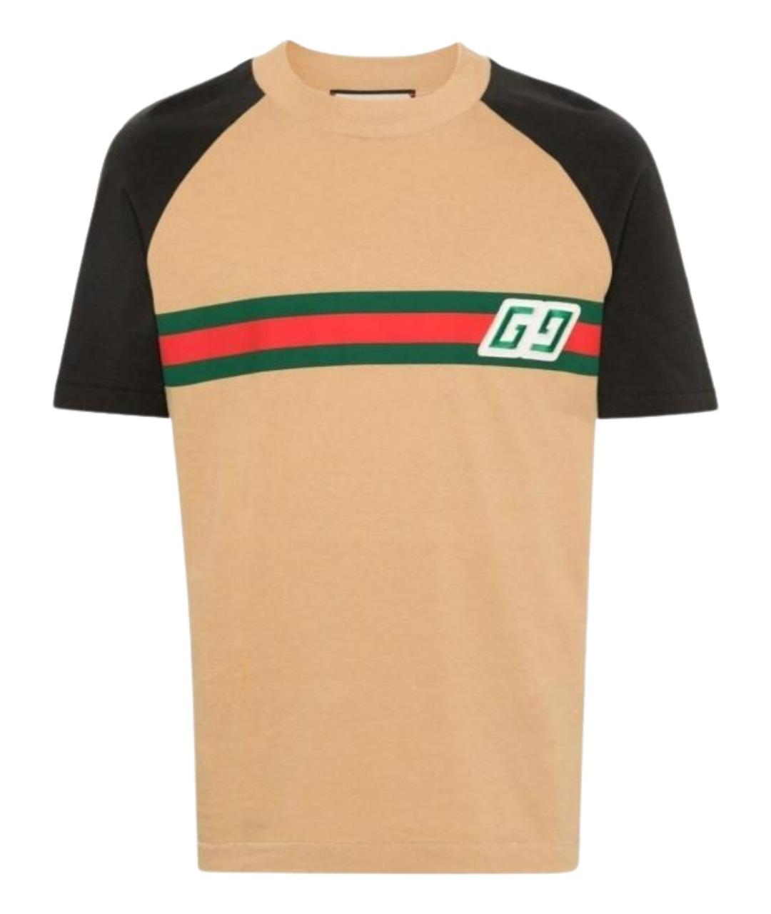 GUCCI Бежевая футболка, фото 1