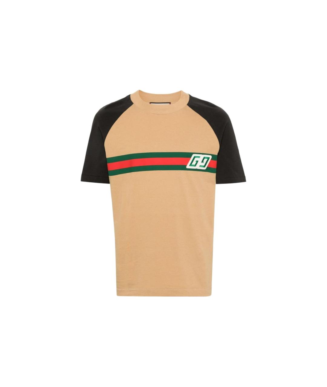 GUCCI Бежевая футболка, фото 5