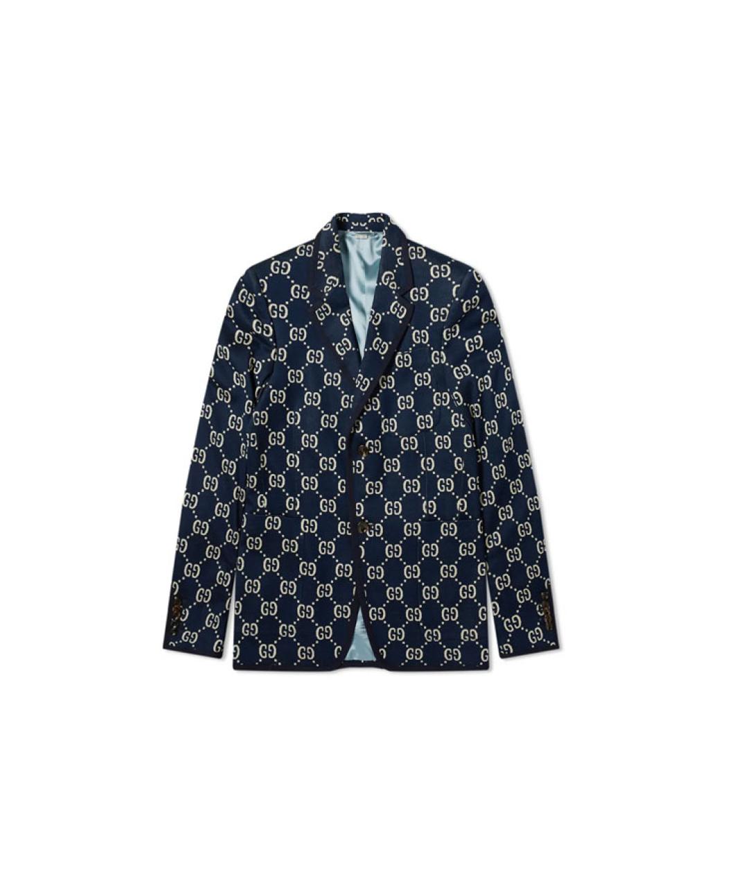 GUCCI Темно-синий пиджак, фото 6