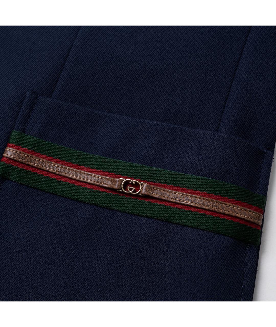 GUCCI Темно-синий пиджак, фото 5