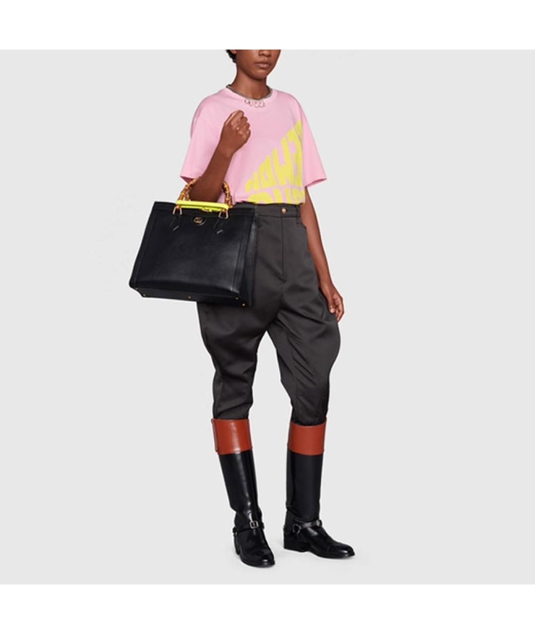 GUCCI Розовая футболка, фото 3