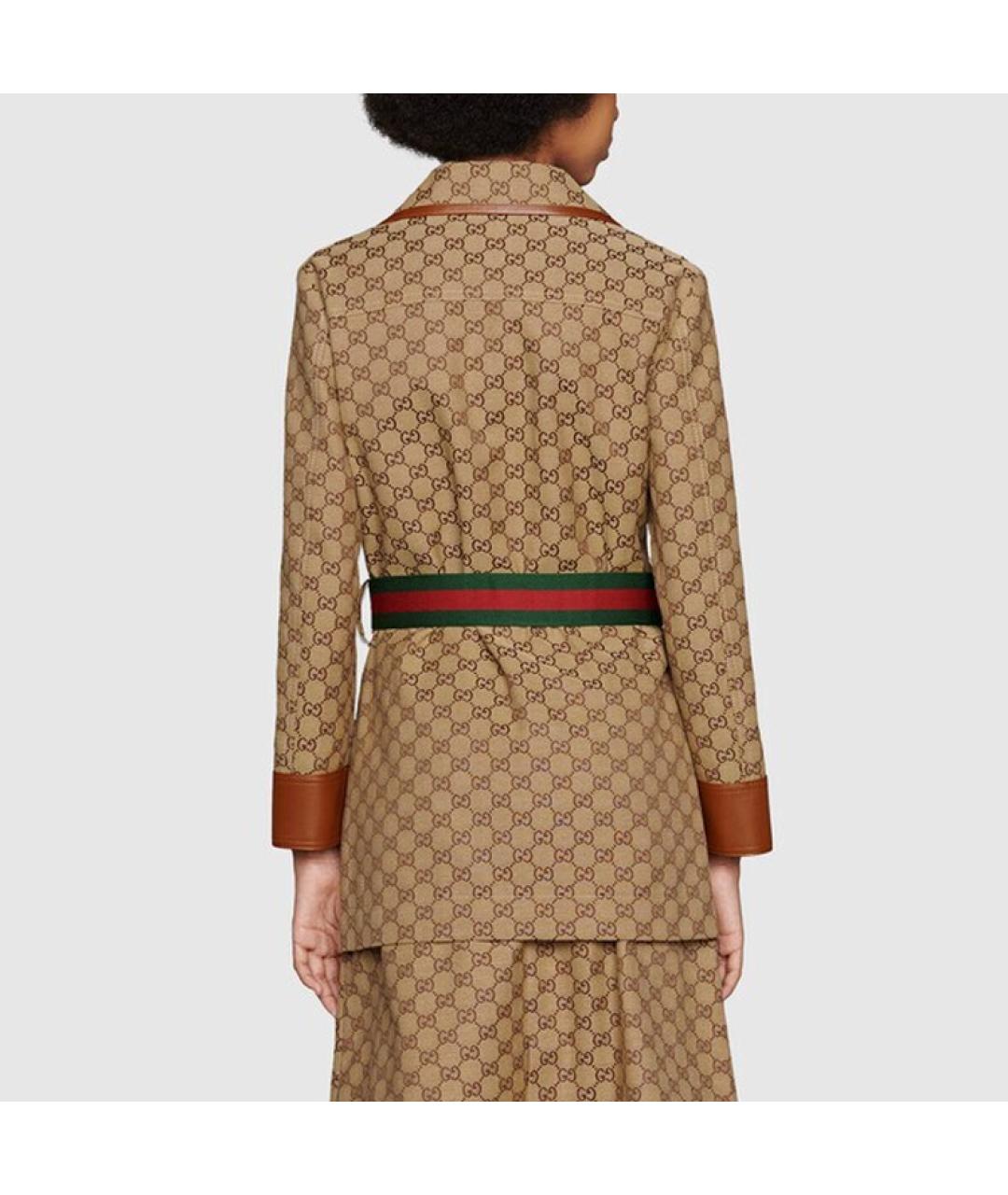 GUCCI Бежевый жакет/пиджак, фото 4