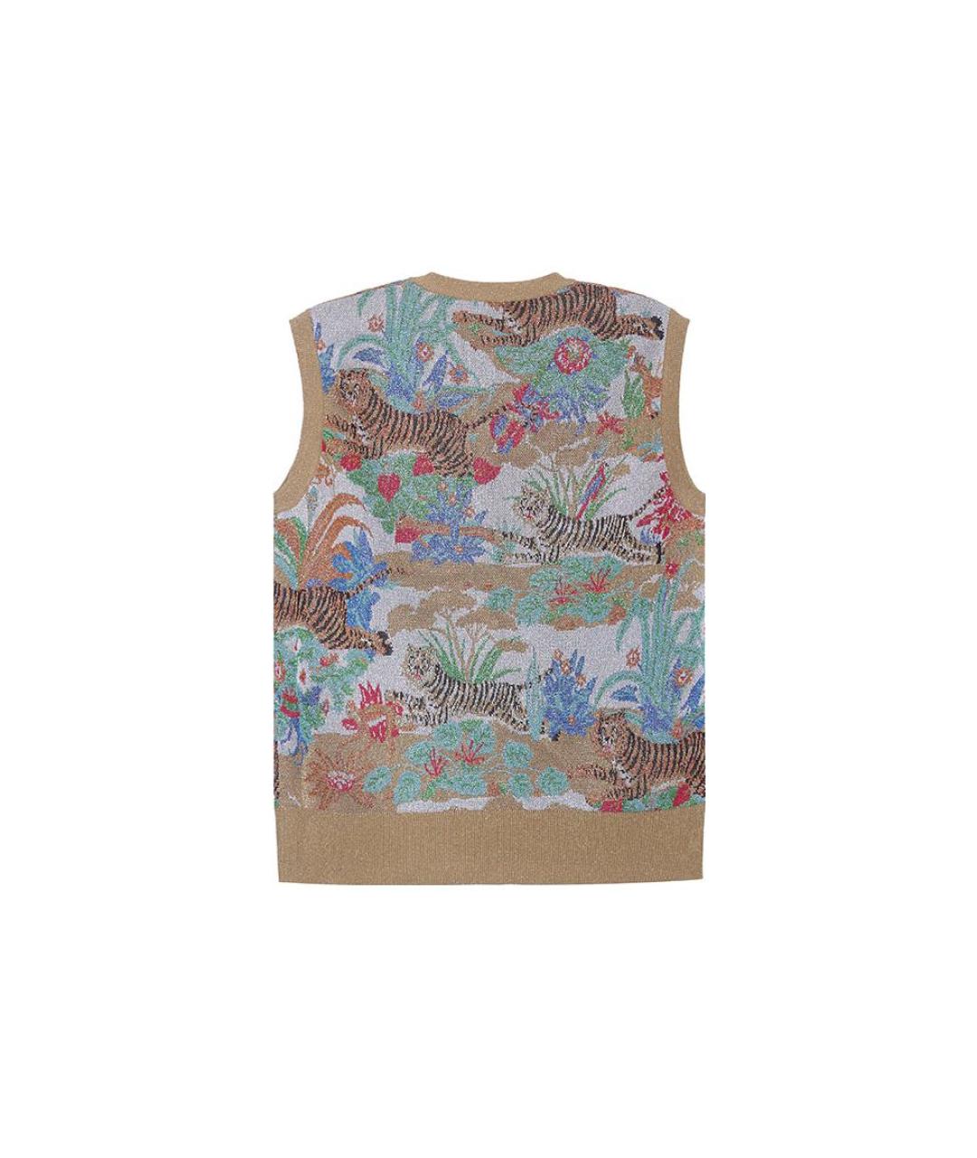 GUCCI Золотой жилет, фото 2