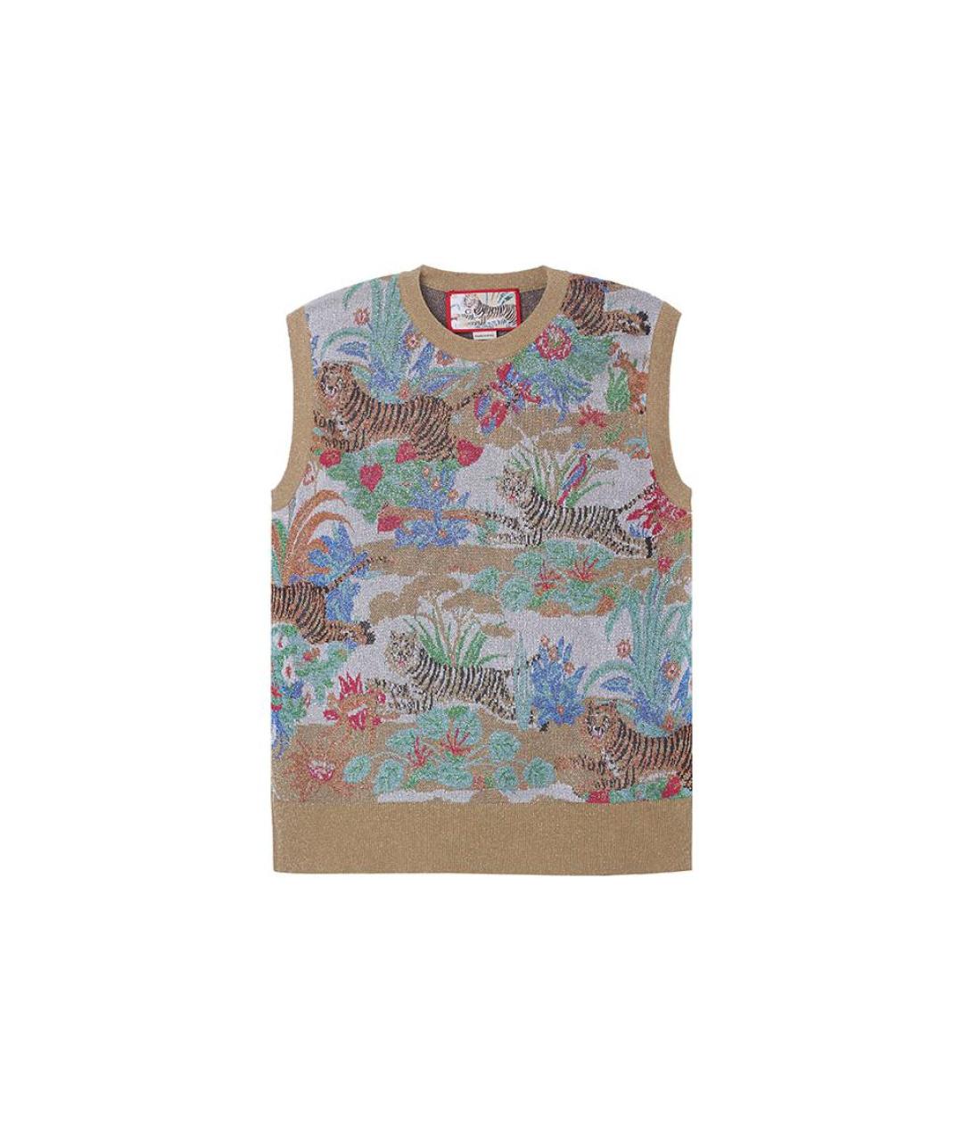 GUCCI Золотой жилет, фото 6
