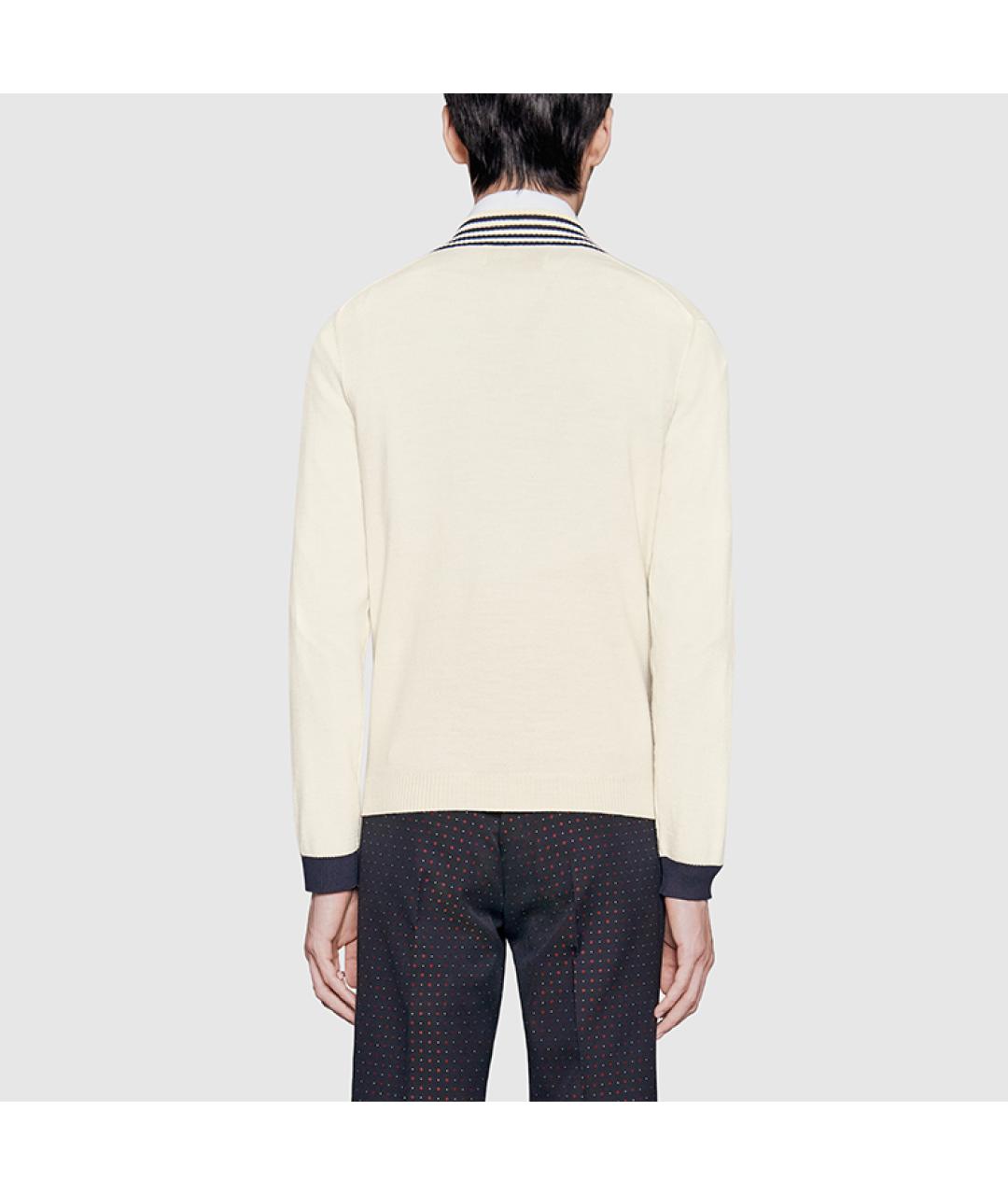 GUCCI Бежевый джемпер / свитер, фото 4