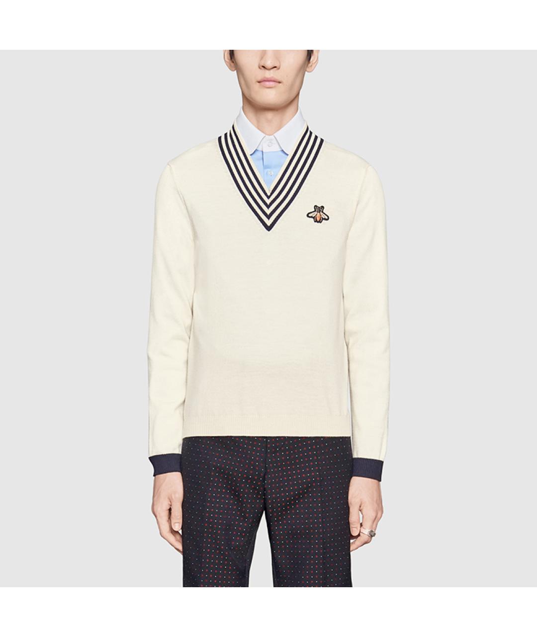 GUCCI Бежевый джемпер / свитер, фото 3