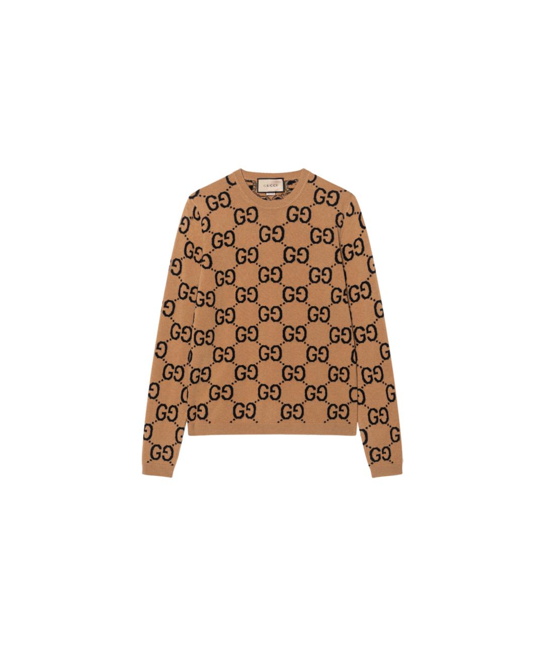 GUCCI Бежевый джемпер / свитер, фото 4