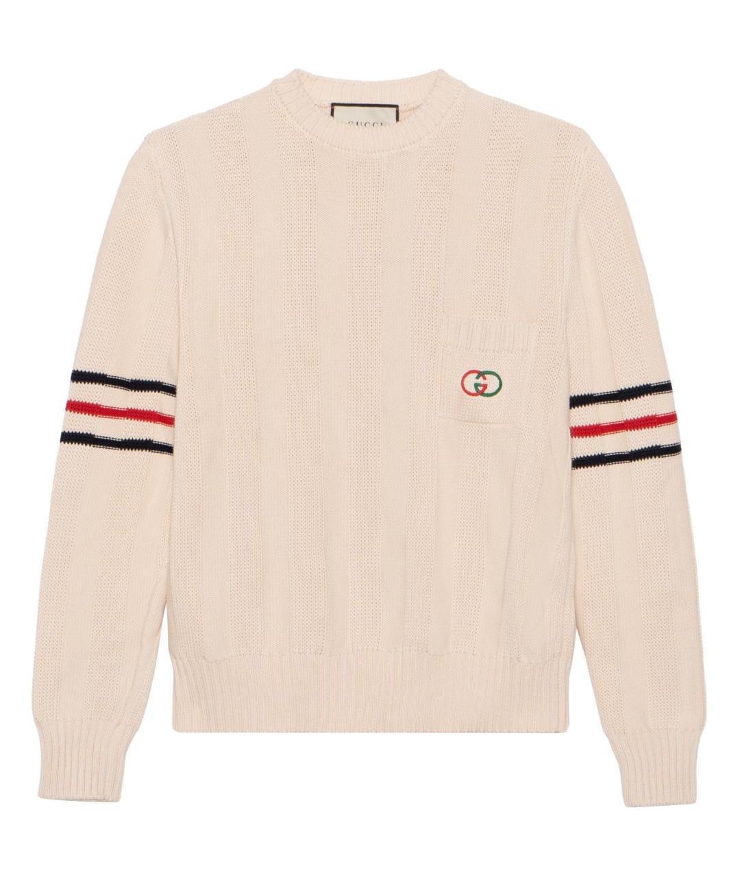 GUCCI Бежевый джемпер / свитер, фото 1