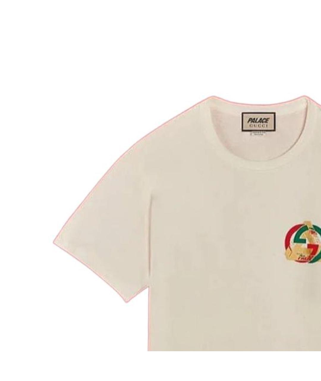 GUCCI Бежевая футболка, фото 4