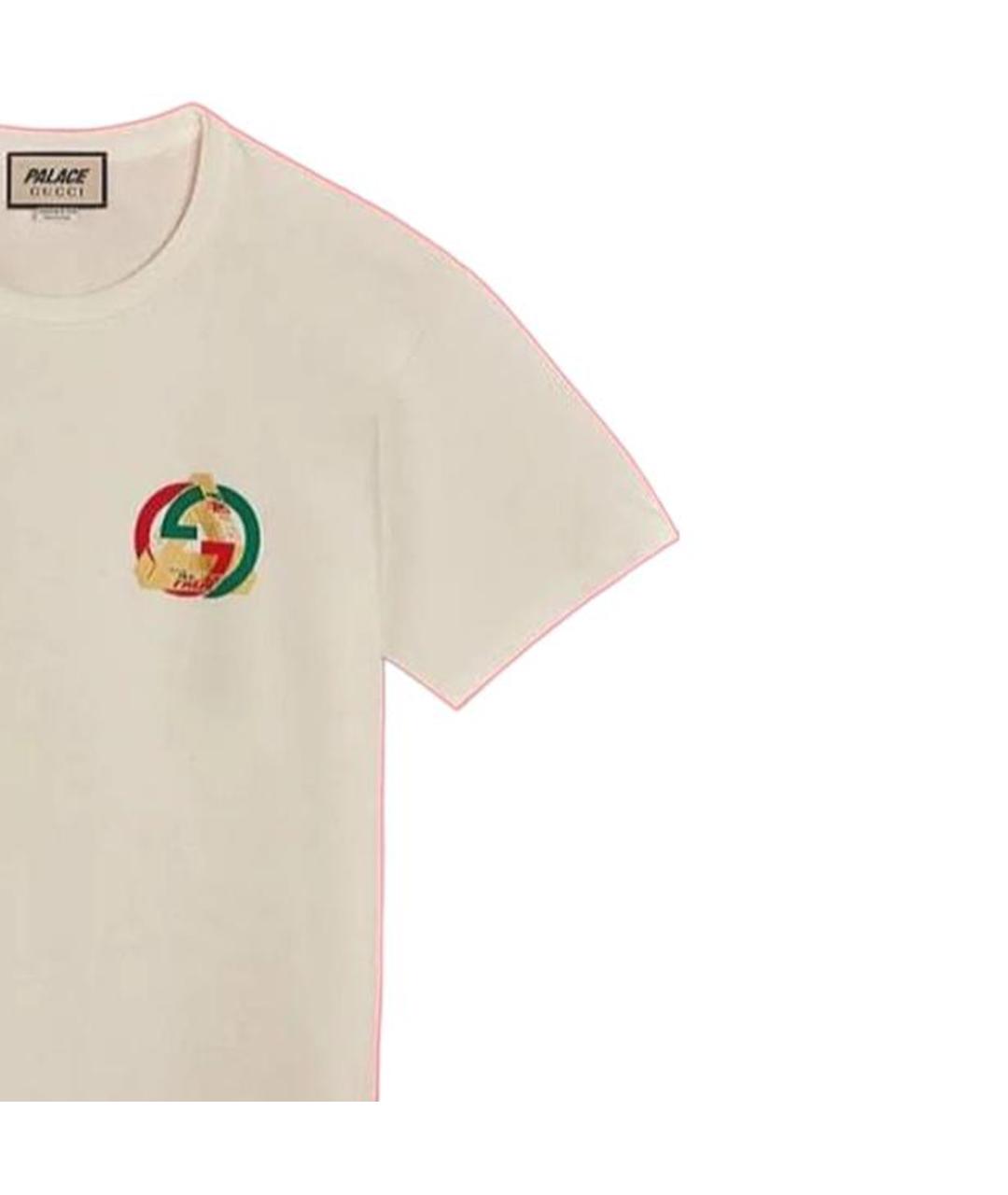 GUCCI Бежевая футболка, фото 5