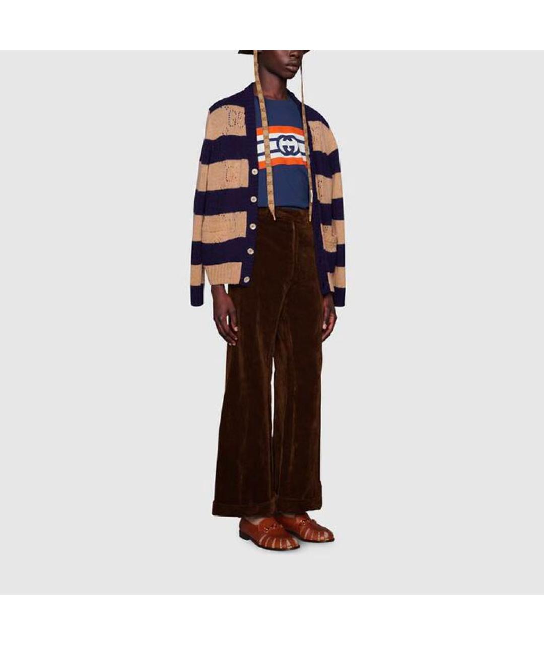 GUCCI Синяя футболка, фото 4