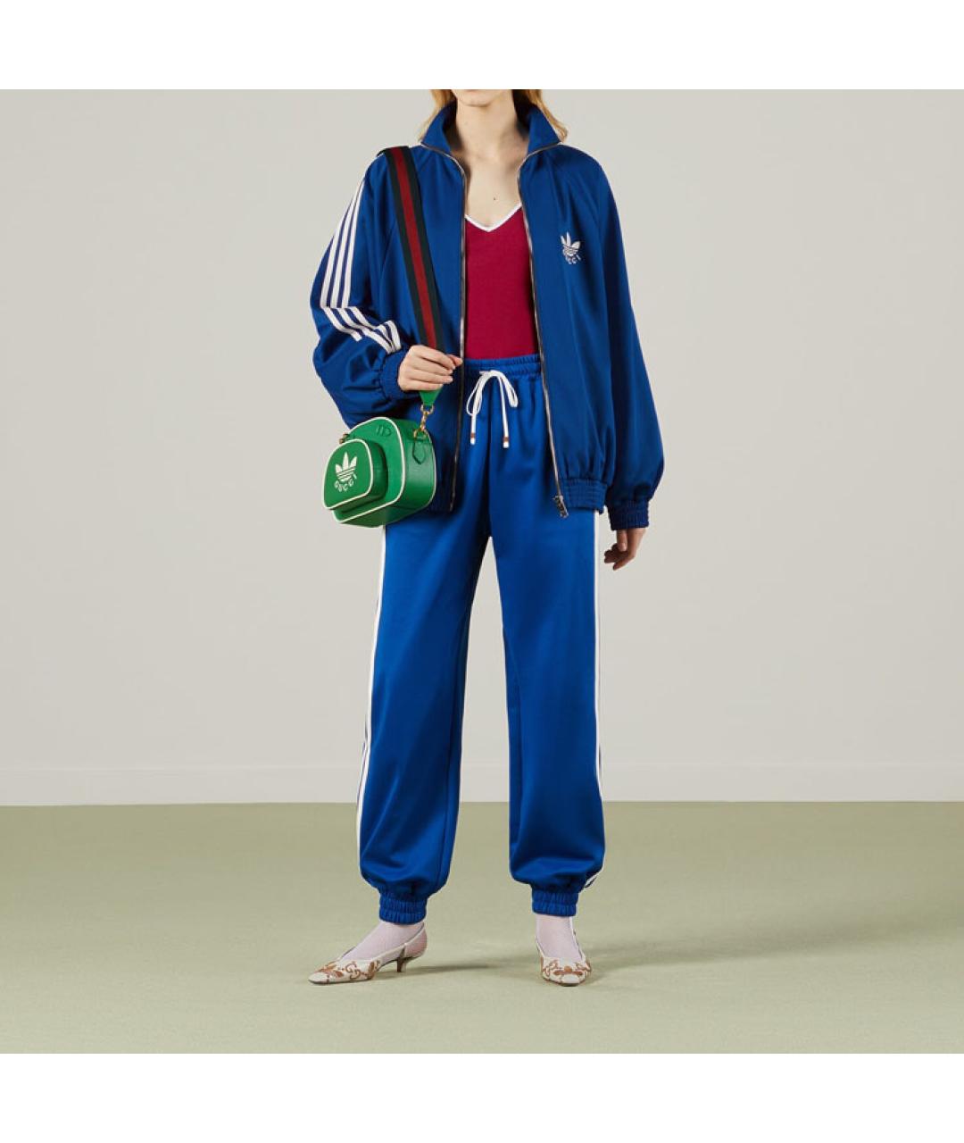 GUCCI Синяя хлопковая куртка, фото 2