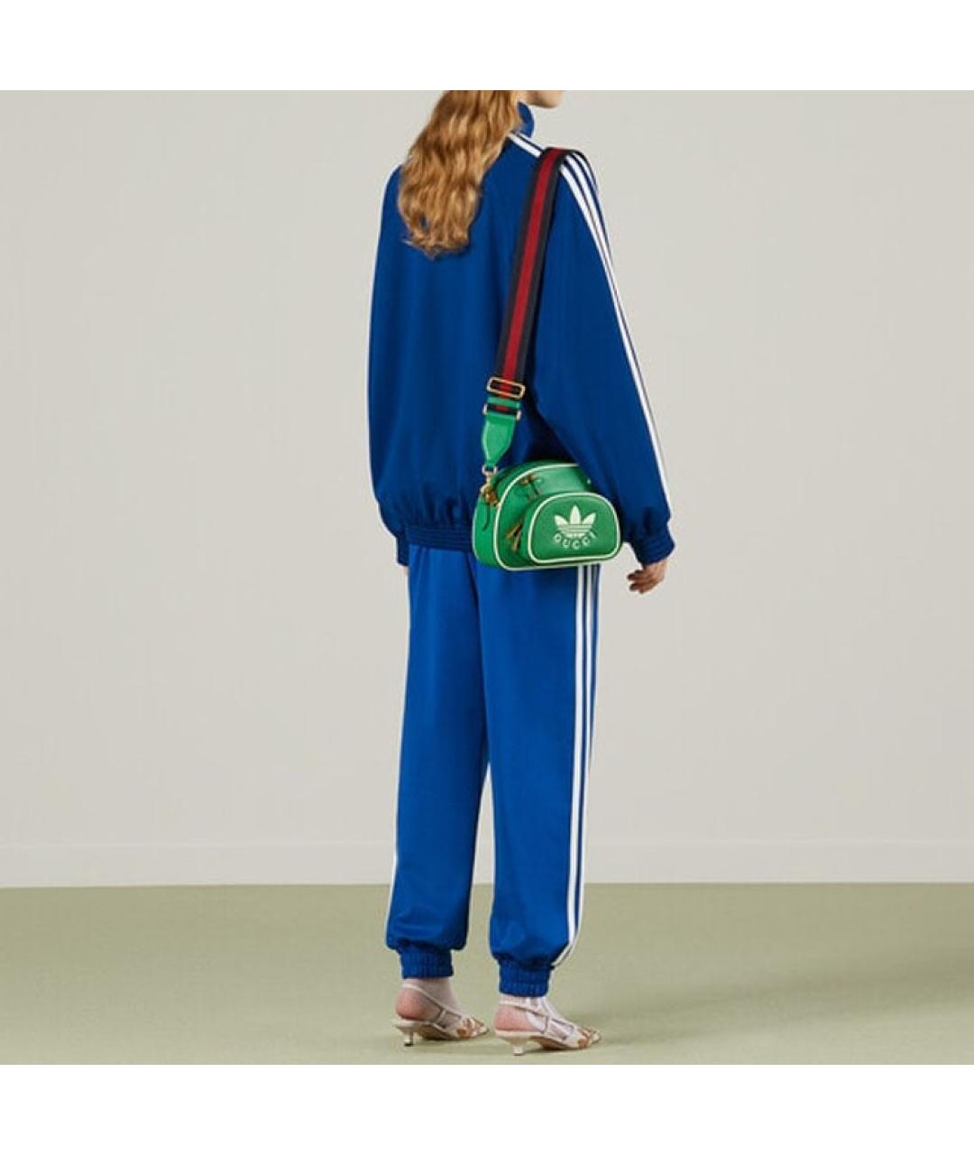 GUCCI Синяя хлопковая куртка, фото 3