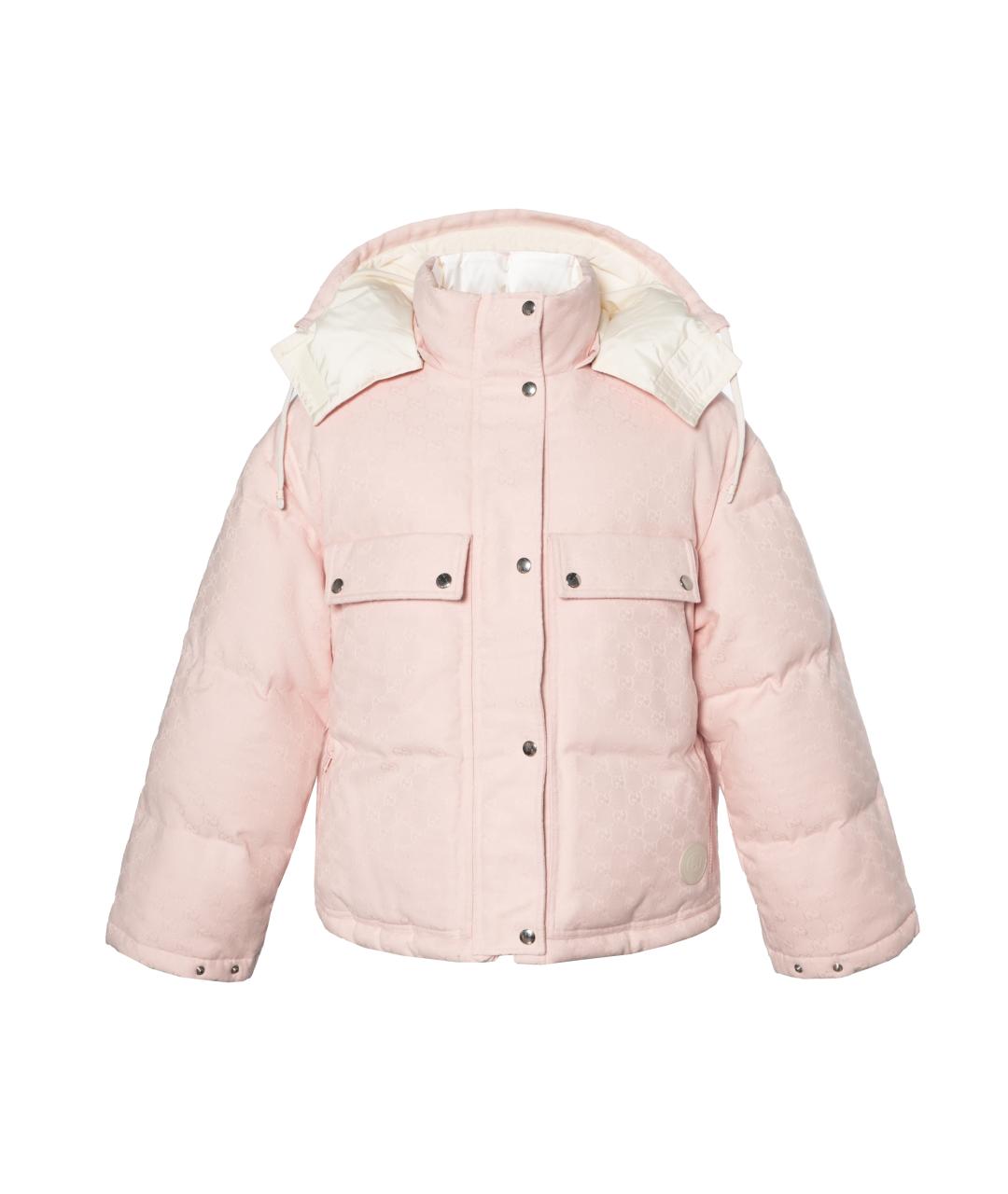 GUCCI Розовый пуховик, фото 1