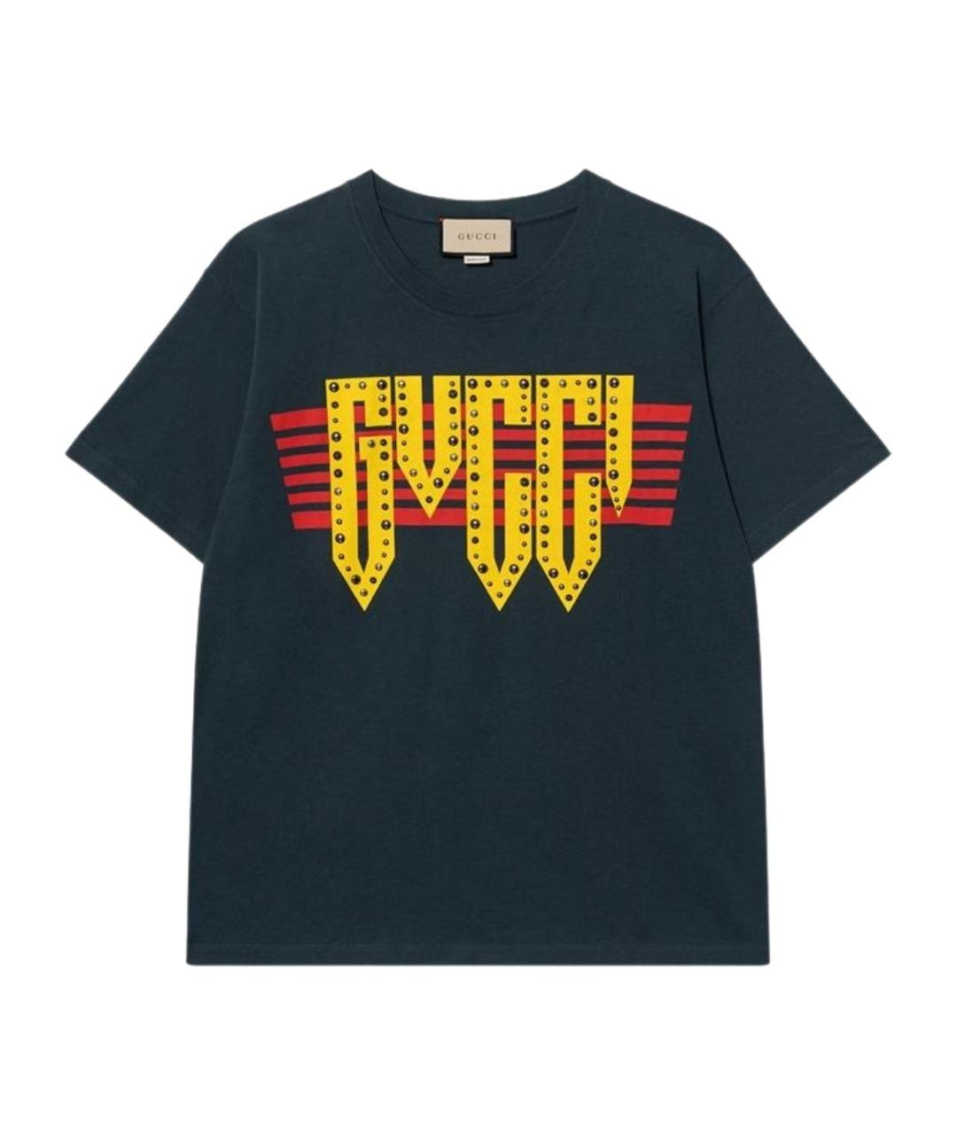 GUCCI Зеленая футболка, фото 1