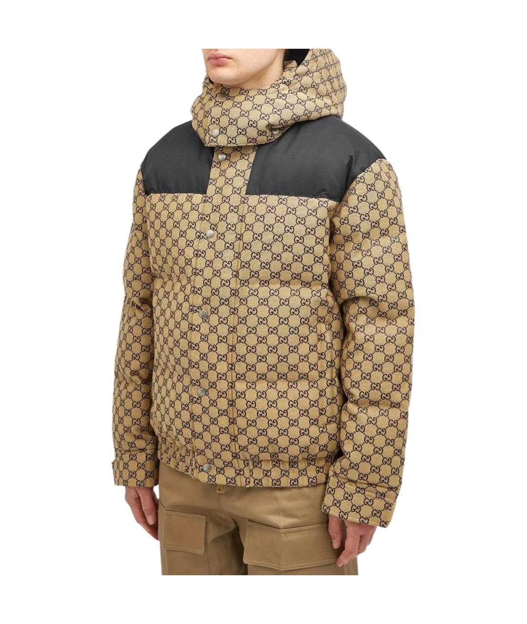 GUCCI Коричневый пуховик, фото 3